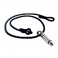 AmiGaz black leather choker with bullet