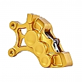 Arlen Ness 6P differential bore brake caliper F/L gold