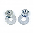 BDL FRONT PULLY NUT, HEX, TAPERED SHAFT