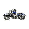 BLUE COLORED MOTORCYCLE PIN