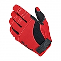 Biltwell Moto gloves red/black/white (Fits: > size L)