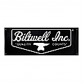 Biltwell Shield logo shop banner black/white