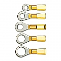 CONNECTORS, RING TERMINAL, YELLOW