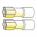 CONNECTORS, SLIDE-ON TERMINAL, YELLOW