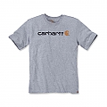 Carhartt core logo T-shirt S/S heather grey (Fits: > size M)