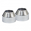 FORK BOOT COVERS, CHROME