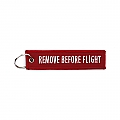 KEY RING REMOVE BEFORE FLIGHT RED