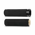 NESS KNURLED FUSION GRIPS, BRASS