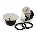 STAINLESS STEEL GAS CAP SET, POINTED