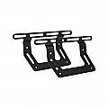 Saddlebag carrier/support set