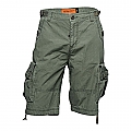 WCC Caine ripstop cargo shorts olive green