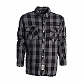 WCC Dominator riding flannel shirt grey/black CE appr. (Fits: > size S)