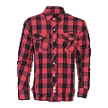 WCC Dominator riding flannel shirt red/black CE appr. (Fits: > size M)