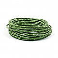 WIRING CLOTH COVERED WIRE 25FT, GREEN