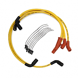 Accel 8mm S/S Spiral core wire yellow,bkr.mcsh.576350