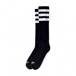 American Socks Knee high Back In Black, 19 inch,bkr.mcsh.562958