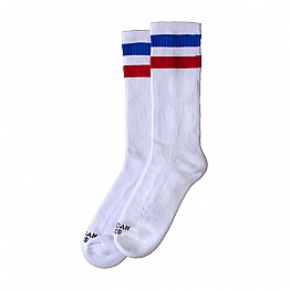 American Socks Mid High American Pride I , blue/red striped,bkr.mcsh.583924