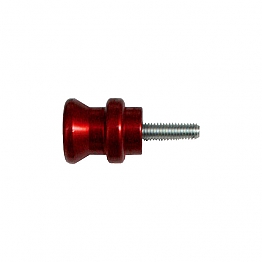 BIKE-LIFT, rear aluminum bobbins 6mm, red,bkr.mcsh.529149
