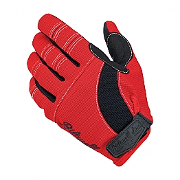 Biltwell Moto gloves red/black/white,bkr.mcsh.567167