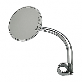 Biltwell, Utility round mirror chrome ECE appr.,bkr.mcsh.576334
