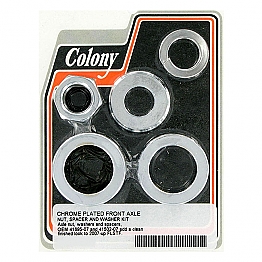COLONY AXLE SPACER KIT FRONT, SMOOTH,bkr.mcsh.989417