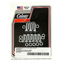 COLONY TOP & SIDE COVER SCREW KIT, TRANS,bkr.mcsh.971499