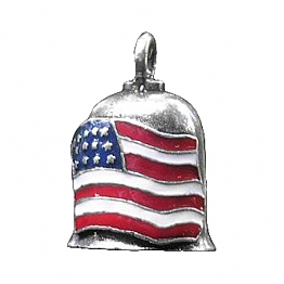 COLORED AMERICAN FLAG GREMLIN BELL,bkr.mcsh.550519