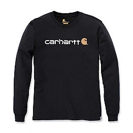 Carhartt Long sleeve t-shirt Core logo black,bkr.mcsh.582833