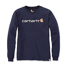 Carhartt Long sleeve t-shirt Core logo navy,bkr.mcsh.582828