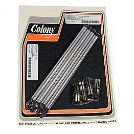 Colony, aluminum adj. pushrod solid conversion kit. Pan,bkr.mcsh.989422