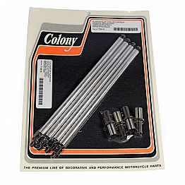 Colony, aluminum adj. pushrod solid conversion kit. Shovel,bkr.mcsh.989423