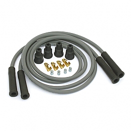 Dyna, spark plug wire set 8mm gray,bkr.mcsh.902559