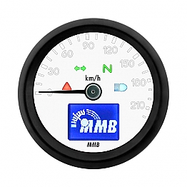 MMB 48mm electronic speedometer Basic 220kmh black,bkr.mcsh.583855