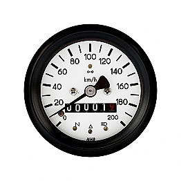 MMB 60mm basic speedometer black,bkr.mcsh.571809
