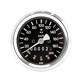 MMB 60mm basic speedometer chrome,bkr.mcsh.571811