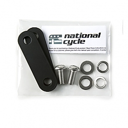 National Cycle Paladin comfort bars mount kit 76mm black,bkr.mcsh.587237