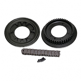 SPROCKET AND RING GEAR SET 49 TOOTH,bkr.mcsh.552030