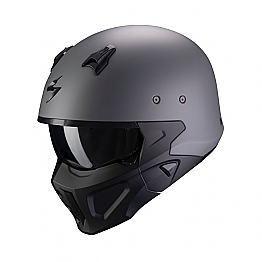 Scorpion Covert-X Solid helmet matte cement grey,bkr.mcsh.583399