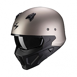 Scorpion Covert-X Solid helmet matte titanium,bkr.mcsh.583393