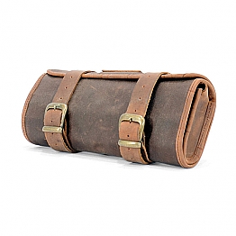 TOOLBAG WAXED COTTON WITH LEATHER FINISH,bkr.mcsh.986398