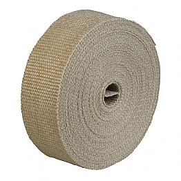 Thermo-Tec, exhaust insulating wrap. 1" wide. Light brown,bkr.mcsh.519867