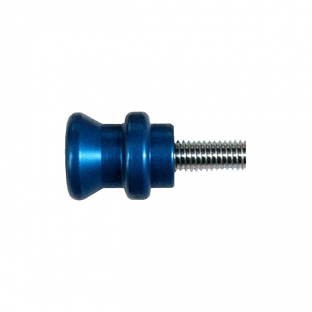 BIKE-LIFT, rear aluminum bobbins 8mm, blue,bkr.mcsh.529156