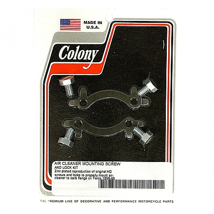COLONY AIR CLEANER MOUNT SCREW & LOCK KT,bkr.mcsh.929891