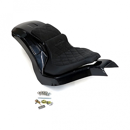 Cult-Werk, Softail wide fender kit 'Racing'. 2-up seat,bkr.mcsh.586258