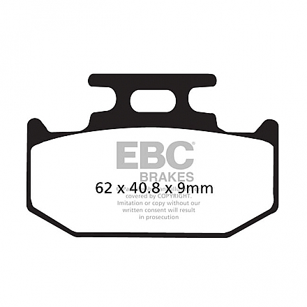EBC Carbon X / TT series brake pads,bkr.mcsh.8110628