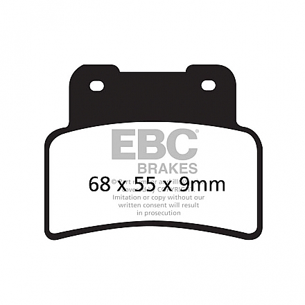EBC Organic brake pads,bkr.mcsh.8110756