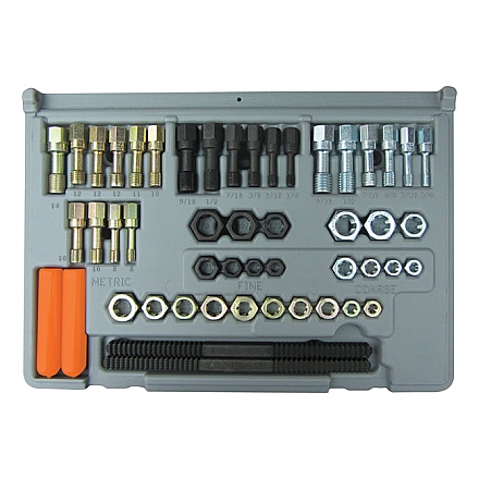 Lang Tools, thread restorer kit. Metric & US sizes,bkr.mcsh.514179