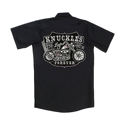 Lucky 13 Knuckles workshirt black (Fits: > size XL)