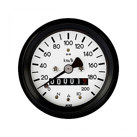 MMB 60mm basic speedometer black,bkr.mcsh.571810