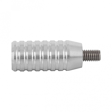 Motone, shifter end peg ribbed. Clear